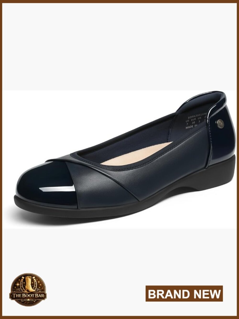 Women's Ballet Flats - Comfortable Dressy Work Shoes with Arch Support